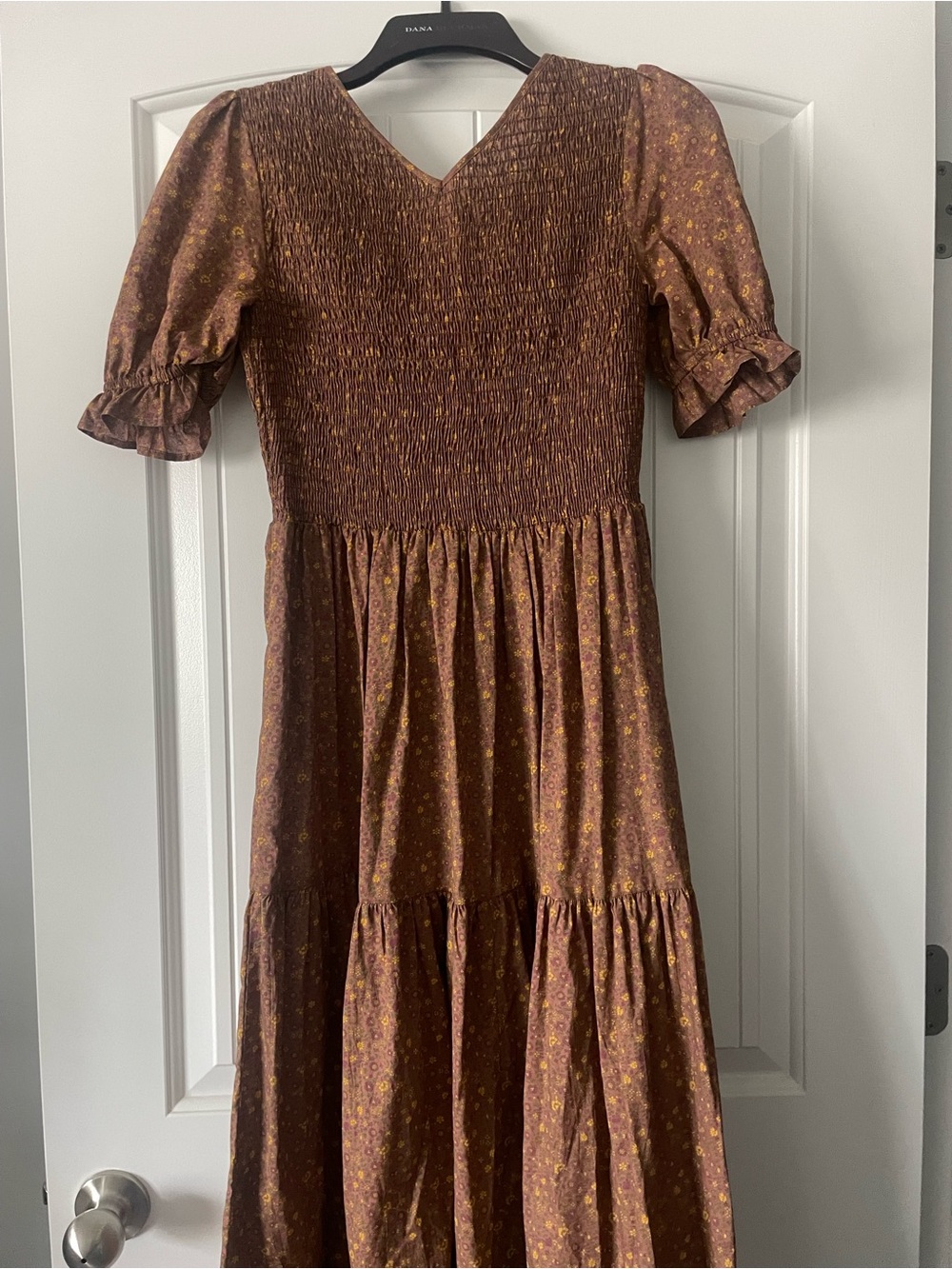 Christy Dawn The Brooklyn Dress in Magenta Blooming Vine Size S - Picture 7 of 9